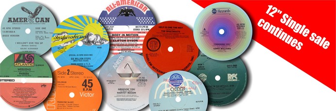 12 inch single sale banner